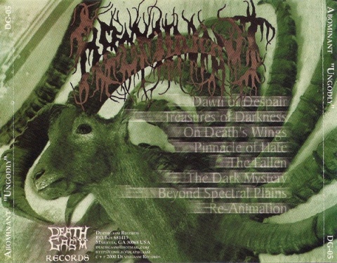 ABOMINANT – Ungodly