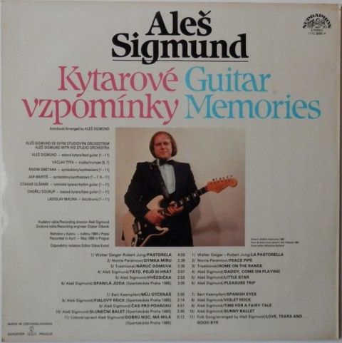 ALEŚ SIGMUND- Kytarowe Vzpominky