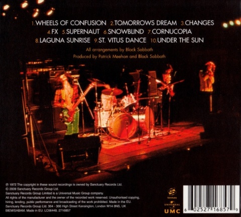 BLACK SABBATH- Vol 4