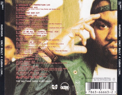 RAEKWON- Only Built 4 Cuban Linx...