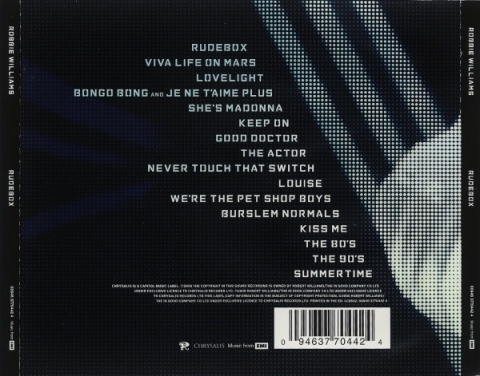 ROBBIE WILLIAMS-- Rudebox