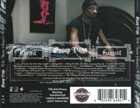 SNOOP DOGG- R&G (Rhytym & Gangsta): The Masterpiece