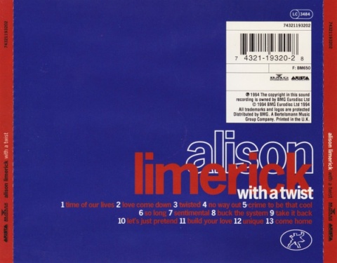 ALISON LIMERICK- With A Twist