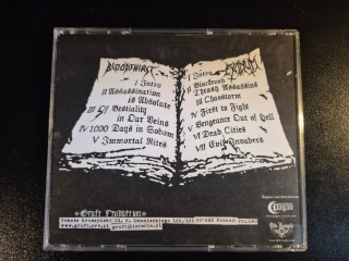 BLOODTHIRST/EXCIDIUM- Infernal Thrashing Kömmandments