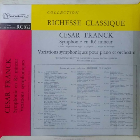 CESAR FRANCK- Symphonie En Ré Mineur
