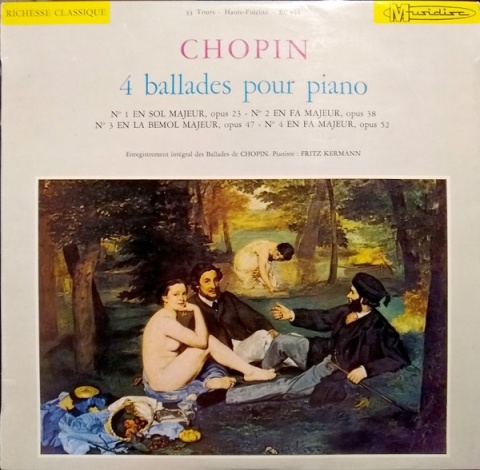 CHOPIN- 4 Ballades Pour Piano
