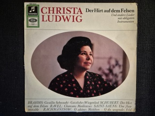 CHRISTA LUDWIG- Der Hirt Auf Dem Felsen