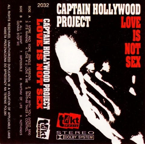CAPTAIN HOLLYWOOD PROJECT- Love Is Not Sex