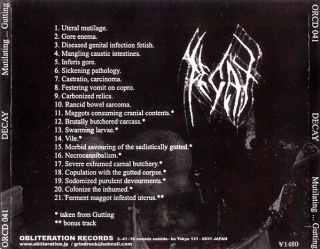 DECAY - Mutilating ... Guting