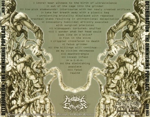 DETERIORATION - The Diminishing Populace