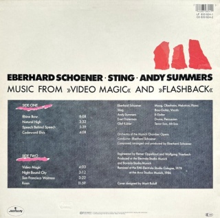 EBERHARD SCHOENER – Music From "Video Magic" And "Flashback"