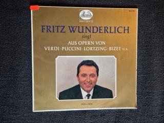 FRITZ WUNDERLICH- Aus Opern Von Verdi, Puccini, Lortzing, Bizet