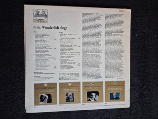 FRITZ WUNDERLICH- Aus Opern Von Verdi, Puccini, Lortzing, Bizet
