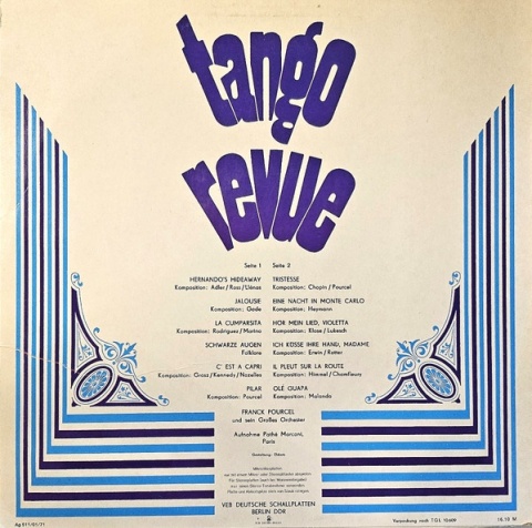 FRANCK POURCEL ET SON GRAND ORCHESTRE- Tango Revue
