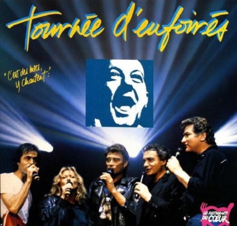 GOLDMAN/HALLYDAY/MITCHELL/SANSON/SARDOU- Tournée D’ Enfoirés