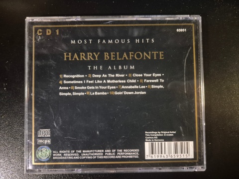 HARRY BELAFONTE- The Album