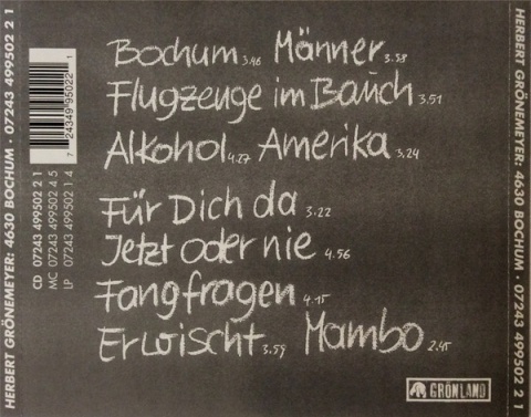 HERBERT GRÖNEMEYER- 4630 Bochum