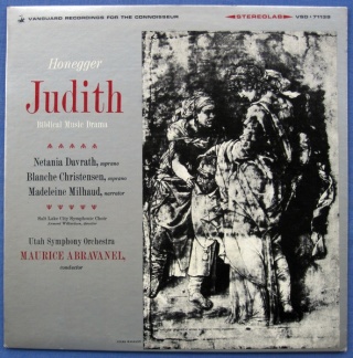 HONEGGER- Judith