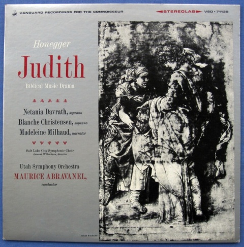 HONEGGER- Judith