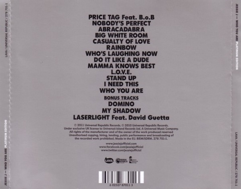 JESSIE J- Who You Are