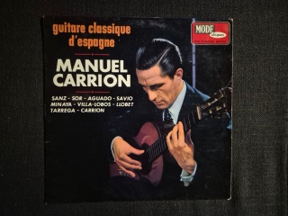 MANUEL CARRION- Guitare Classique D'espagne