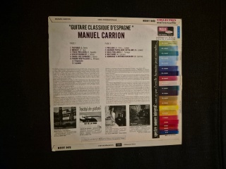 MANUEL CARRION- Guitare Classique D'espagne