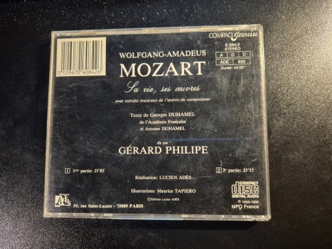 MOZART- Sa Vie, Ses Oeuvres