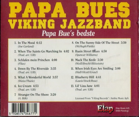 PAPA BUES VIKING JAZZBAND- Papa Bue's Bedste