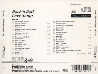 Rock 'n Roll Love Songs vol. III