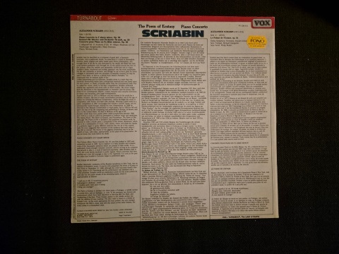 SCRIABIN- Piano Concerto/The Poem Of Extasy