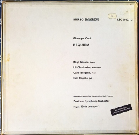 VERDI- Requiem box