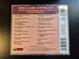 We're All Alone- 16 pop Ballads