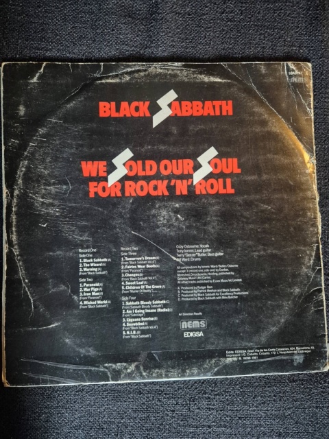 BLACK SABBATH- We Sold Our Soul For Rock 'n' Roll