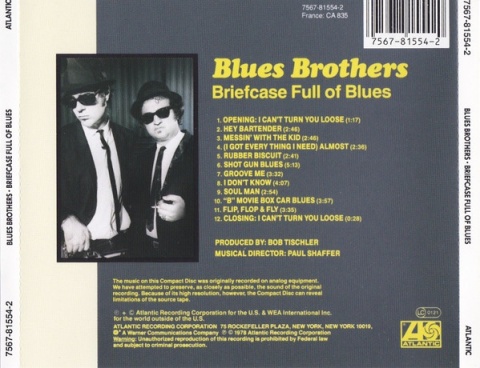 BLUES BROTHERS- Briefcase Full Of Blues