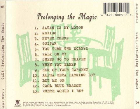CAKE- Prolonging The Magic