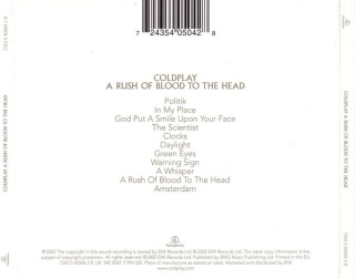 COLDPLAY- A Rush Of Blood To The Head