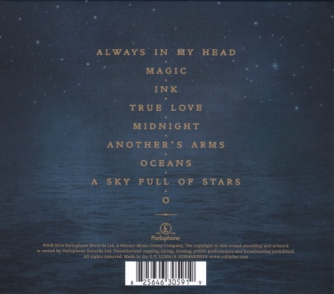COLDPLAY- Ghost Stories