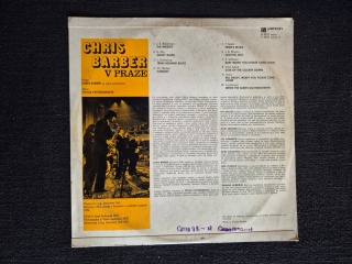 CHRIS BARBER- V Praze