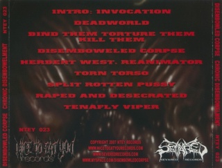 DISEMBOWLED CORPSE- Chronic Disembowelment