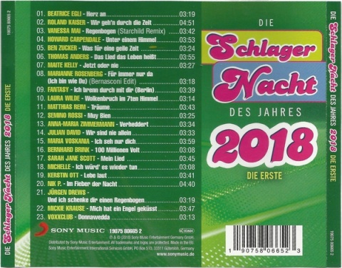 Die Schlager Nacht Des Jahres 2018