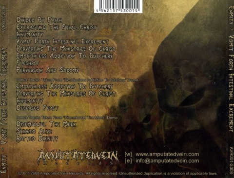ENMITY - Vomit Forth Intestinal Excrement