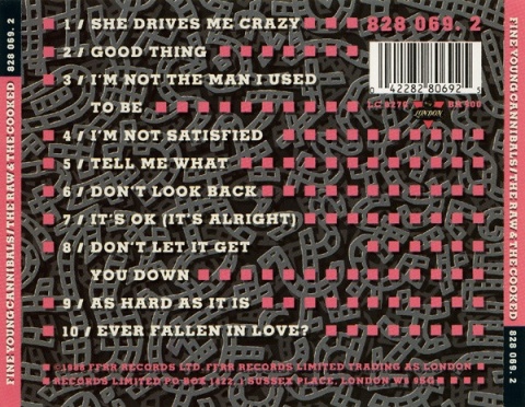 FINE YOUNG CANNIBALS- The Raw & The Cooked