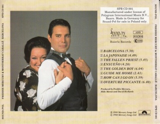 FREDDIE MERCURY/MONTSERRAT CABALLE – Barcelona