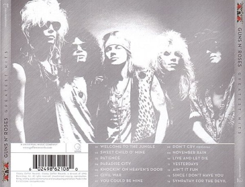 GUNS N' ROSES- Greatest Hits