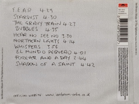 IAN BROWN- Music Of The Spheres