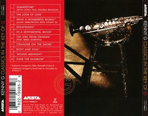 KENNY G- Classics In The Key Of G