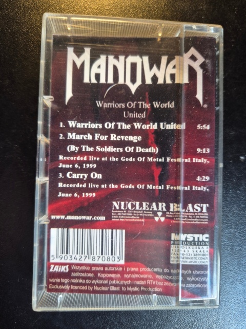 MANOWAR- Warriors Of The World United
