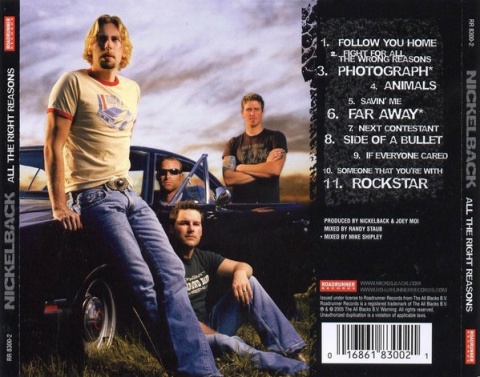 NICKELBACK- All The Right Reasons