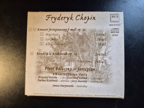 FRYDERYK CHOPIN- Koncert Fortepianowy F-Moll