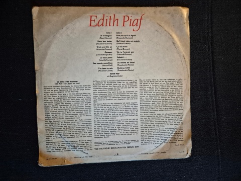 EDITH PIAF- Edith Piaf